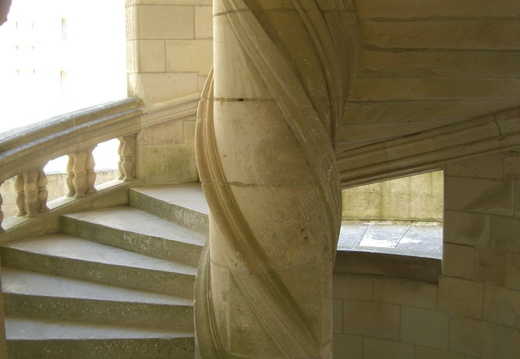 Escalier de la Chapelle de Chamobord