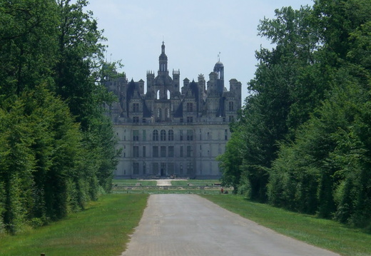 Arrivée à Chambord