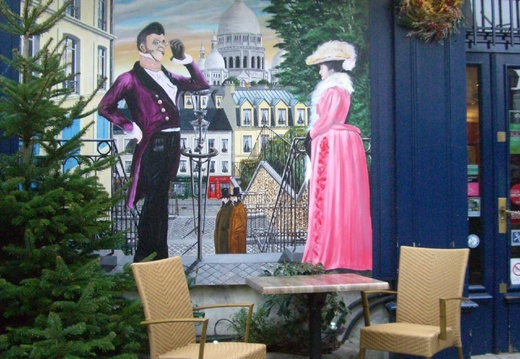 5822 à l'entrée du Moulin de la Galette