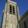 Le clocher de l'église de La Chapelle gauthier