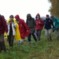Ils sont contents sous la pluie