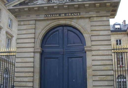 55_le collège de France rue des Ecoles 5e
