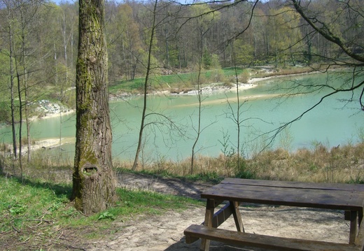 Le lac Bleu forêt de Carnelle (95)
