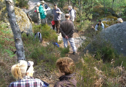 Pause-café dans les gorges d'Apremont