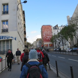 Traversée de Paris. Décembre 2017