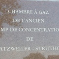 44- avant le camp nous avons vu la chambre à gaz